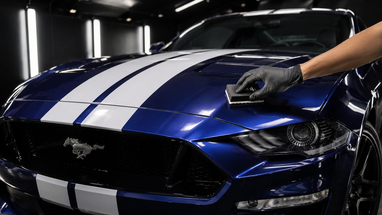 Ceramic coating applied to Ford Mustang GT