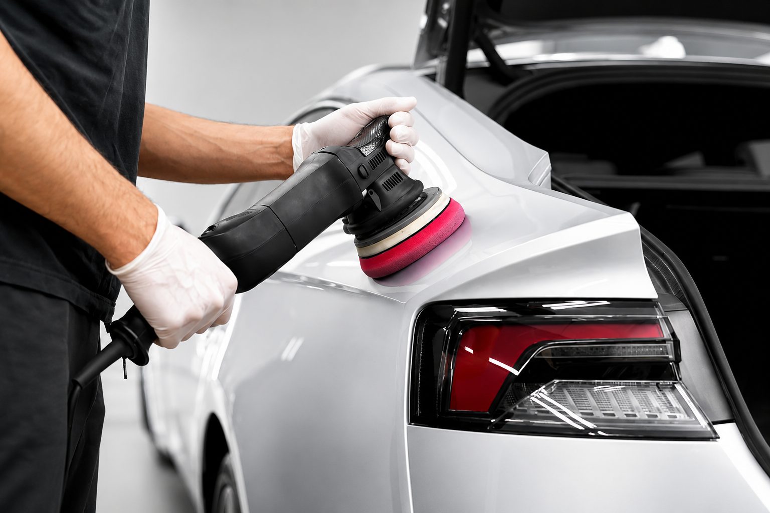 Single-stage machine polishing